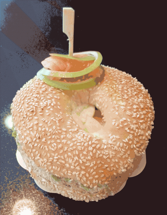 Bagel saumon Boulangerie Tenaud La Roche sur yon